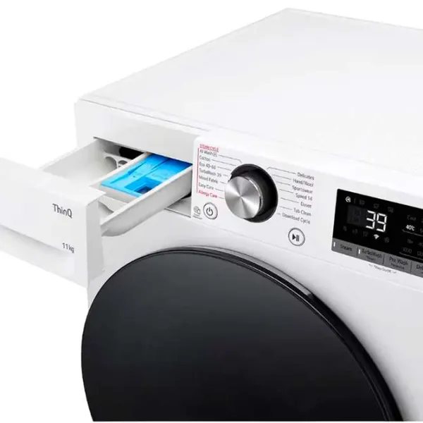 Mașină de spălat LG F4DR711S2BA 11 kg / 1400 rpm / White photo 4 Mașină de spălat LG F4DR711S2BA 11 kg / 1400 rpm / White photo 4