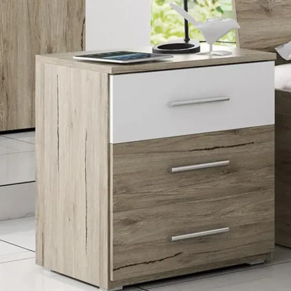 Noptiere Helvetia Beta №22 55 x 46 x 41/ PAL melaminat/ Sanremo Oak photo 2