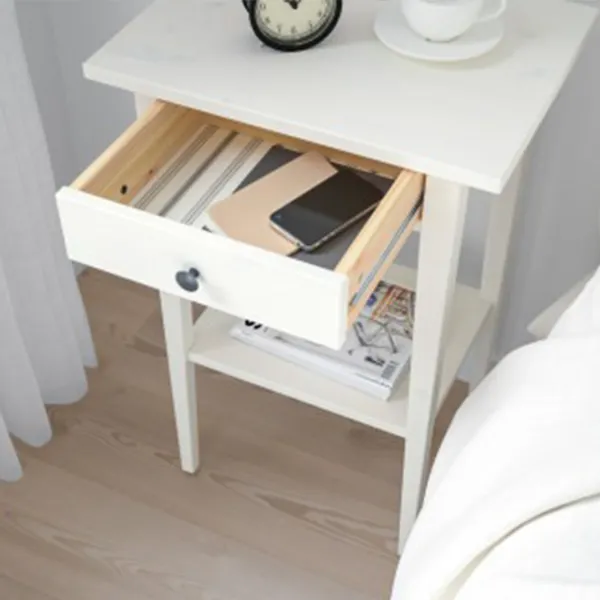 Noptiere Ikea Hemnes 75 x 46 x 35/ Masiv/ White photo 3
