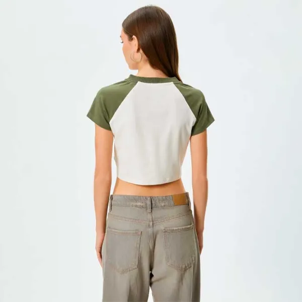 Tricou pentru femei Koton 4SAL10085IK 94% bumbac/ White photo 4