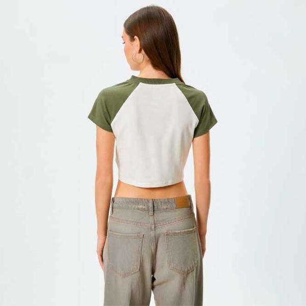 Tricou pentru femei Koton 4SAL10085IK 94% bumbac/ White photo 4