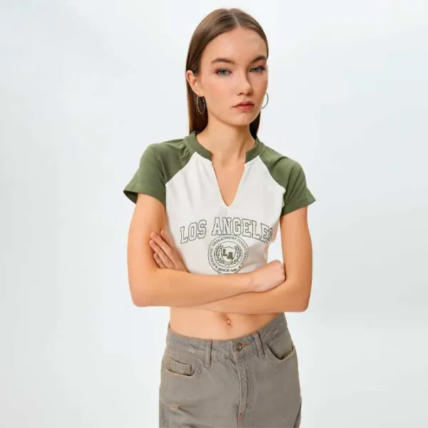 Футболка для женщин Koton 4SAL10085IK 94% хлопок/ Белый photo 2