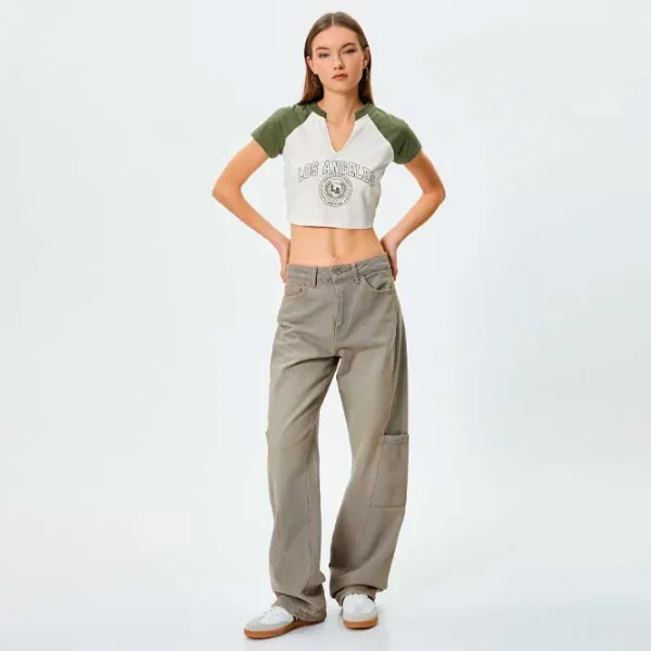 Футболка для женщин Koton 4SAL10085IK 94% хлопок/ Белый photo 3