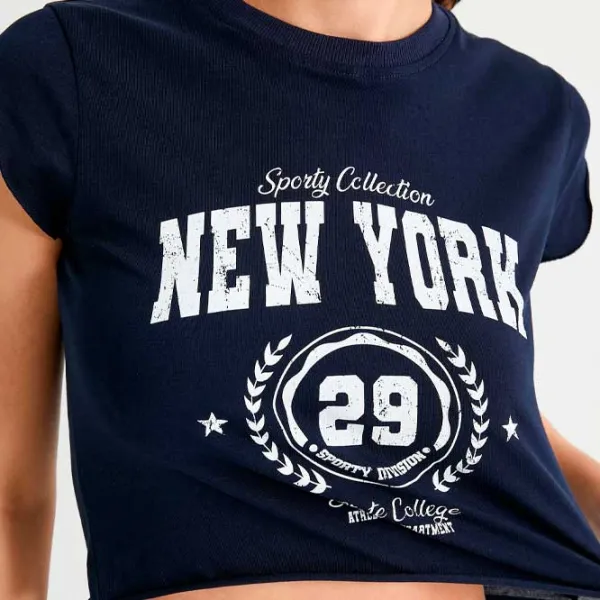 Tricou pentru femei Koton 4SAL10607IK 96 % Bumbac/ Navy photo 5