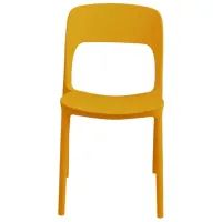 Scaun de bucătărie DecoPrim Vigo Plastic/ Yellow photo 2
