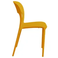 Scaun de bucătărie DecoPrim Vigo Plastic/ Yellow photo 3