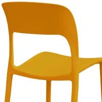 Scaun de bucătărie DecoPrim Vigo Plastic/ Yellow photo 5