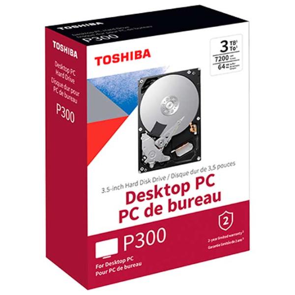 HDD Toshiba P300 3 ТБ HDWD130UZSVA/ Серебристый photo 5