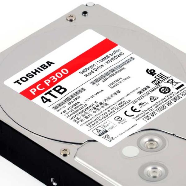 HDD Toshiba P300 4 ТБ HDWD240UZSVA/ Серебристый photo 3