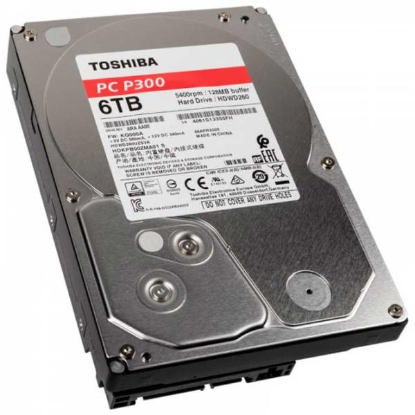 HDD Toshiba P300 6 ТБ HDWD260UZSVA/ Серебристый photo 3