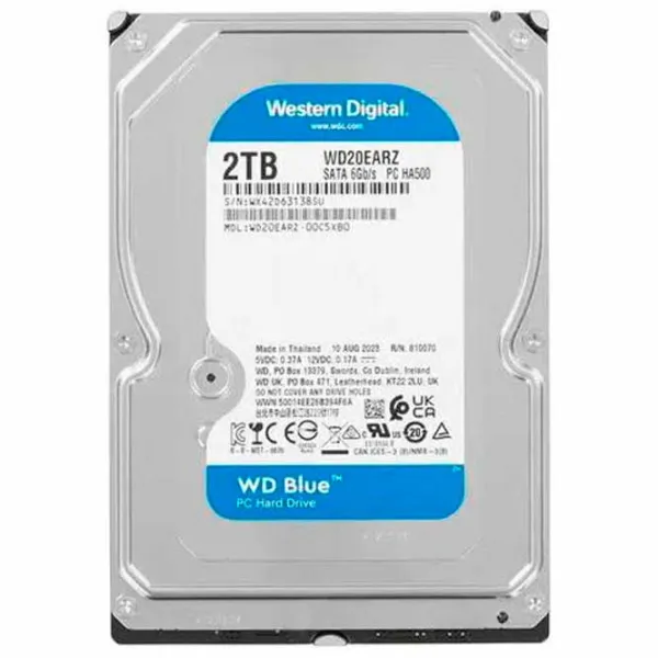 HDD Western Digital WD20EARZ 2 TB Blue photo 2