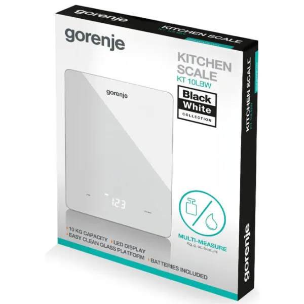 Кухонные весы Gorenje KT10LBW Белый photo 3