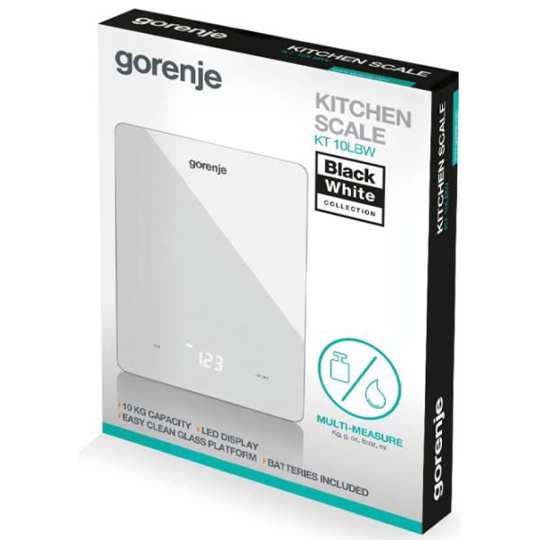 Кухонные весы Gorenje KT10LBW Белый photo 3