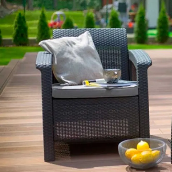 Set mobilă terasă Keter Corfu II Duo Plastic/ Plastic/ Graphite photo 2