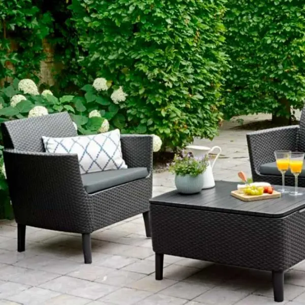 Set mobilă terasă Keter Salemo Aluminiu/ Plastic/ Graphite photo 5