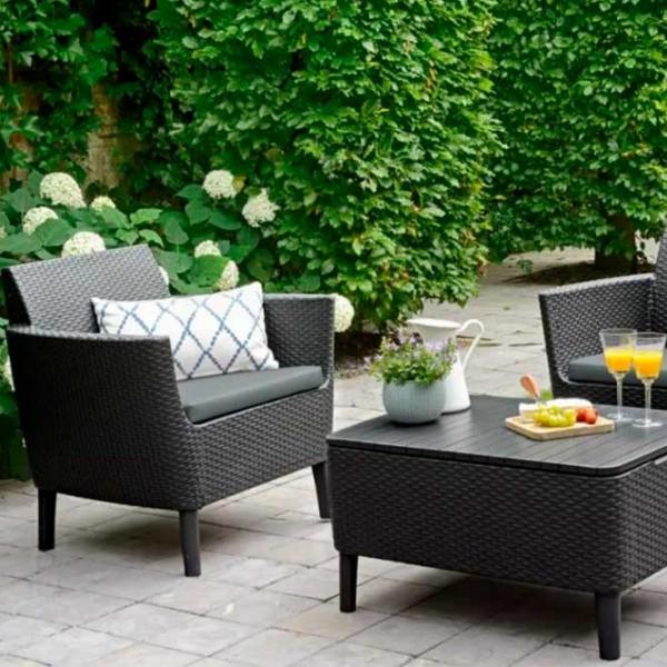 Set mobilă terasă Keter Salemo Aluminiu/ Plastic/ Graphite photo 5