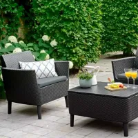Set mobilă terasă Keter Salemo Aluminiu/ Plastic/ Graphite photo 5