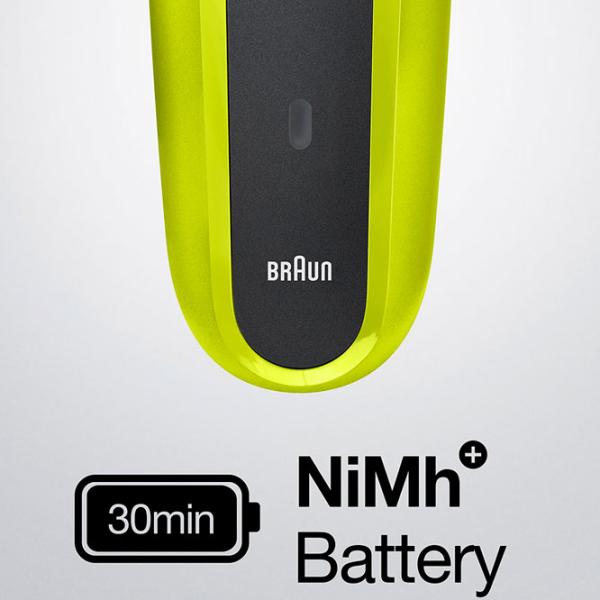 Бритва электрическая Braun 300S Зеленый Черный  photo 3