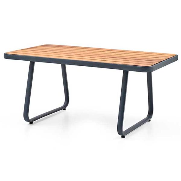 Set mobilă terasă Dogtas Garden LOUNGE Aluminiu/ Lemn/ Stofă/ Gray photo 3