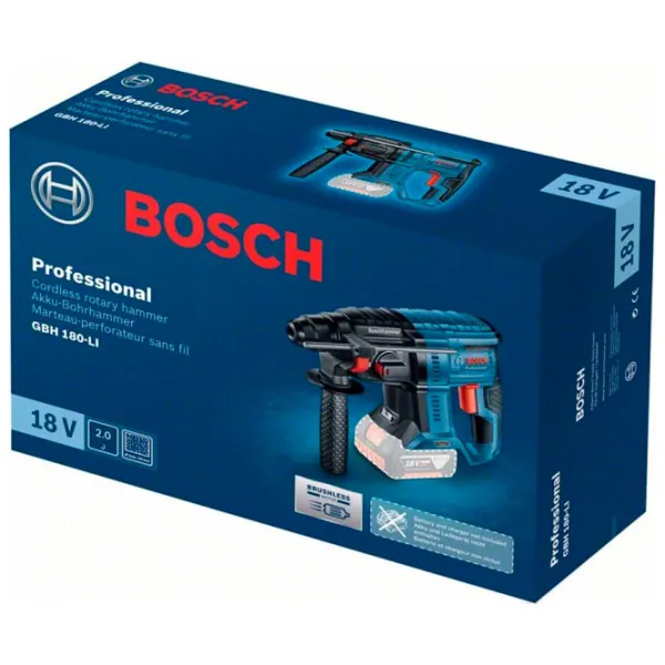 Перфоратор Bosch GBH 180-LI B0611911120 Синий photo 6