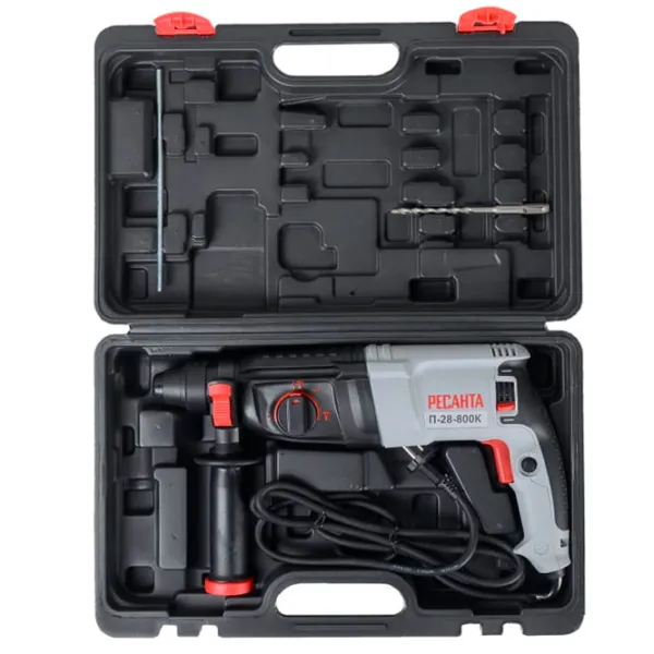 Ciocan rotopercutor Resanta П-28-800K 800 W/ Gray photo 4