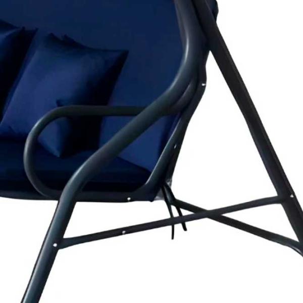 Садовые качели Xenos Capri (00760596) Темно-синий/ 200 кг photo 5 Садовые качели Xenos Capri (00760596) Темно-синий/ 200 кг photo 5