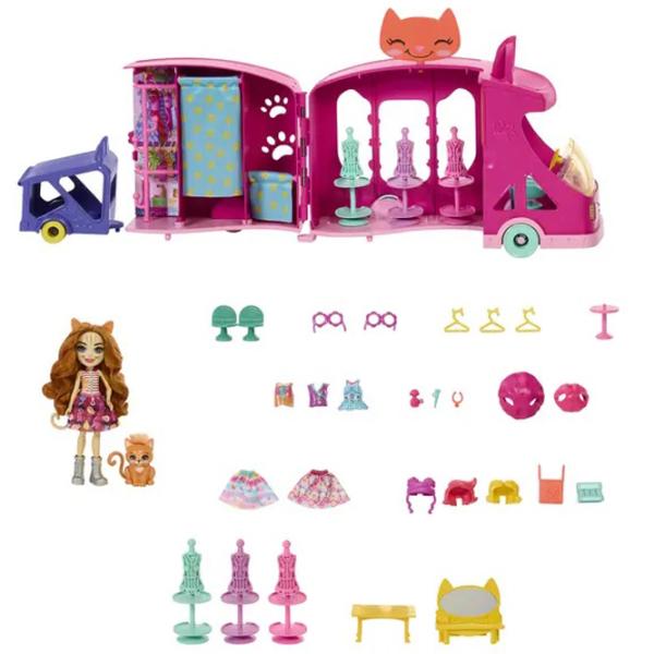 Набор Enchantimals Caddy Cat HPB34 модель/ 3+ photo 2