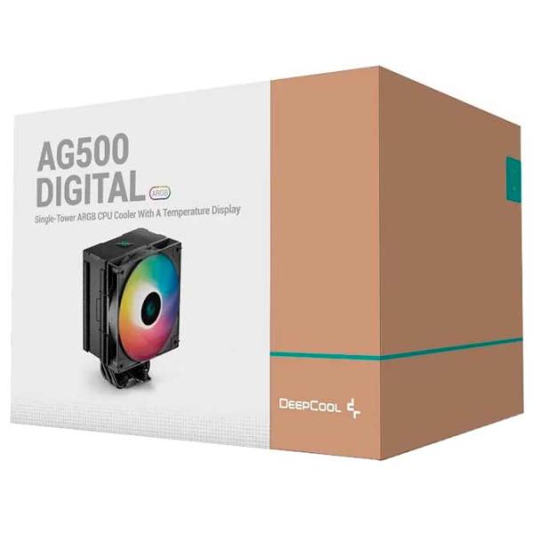 Кулер Deepcool AG500 DIGITAL ARGB Гидродинамический/ 1900 об/ мин photo 5 Кулер Deepcool AG500 DIGITAL ARGB Гидродинамический/ 1900 об/ мин photo 5