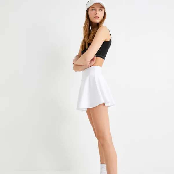Pantaloni scurți pentru femei Koton 4SAK40009NK L/ White photo 3 Pantaloni scurți pentru femei Koton 4SAK40009NK L/ White photo 3