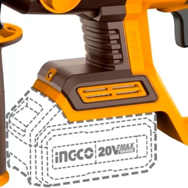 Ciocan rotopercutor INGCO CRHLI202081 Yellow photo 4 Ciocan rotopercutor INGCO CRHLI202081 Yellow photo 4