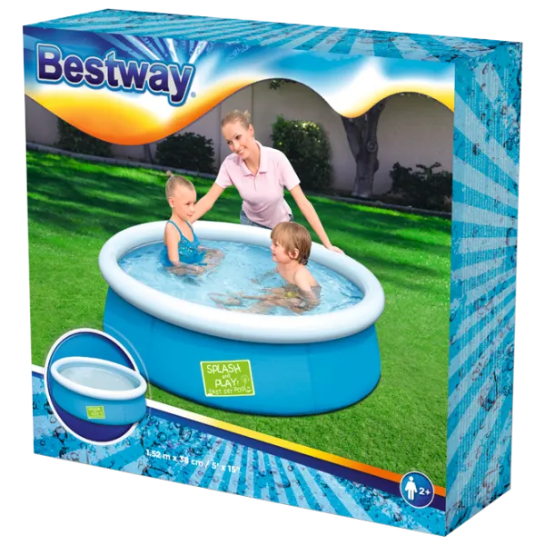 Бассейн Bestway 57241 477 л/ Надувной/ Синий photo 2
