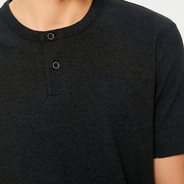 Футболка для мужчин Koton 4SAM10262HK 32% хлопок/ Antracit photo 5