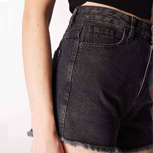 Pantaloni scurți pentru femei Koton 4SAL40017MD 34/ Black photo 5