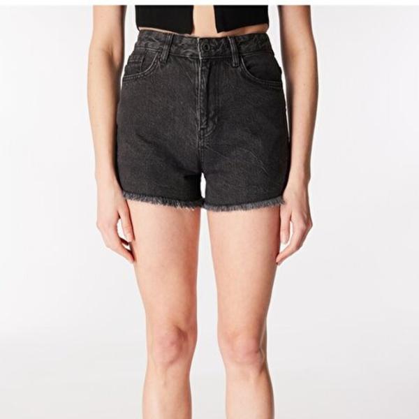 Pantaloni scurți pentru femei Koton 4SAL40017MD 34/ Black photo 6