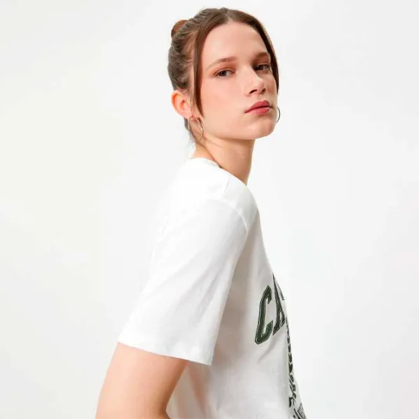 Tricou pentru femei Koton 4SAL10648IK 100% bumbac/ White photo 3