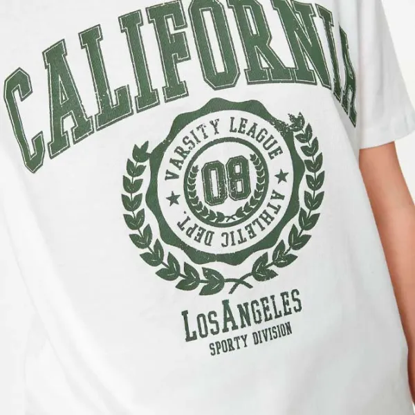 Tricou pentru femei Koton 4SAL10648IK 100% bumbac/ White photo 5