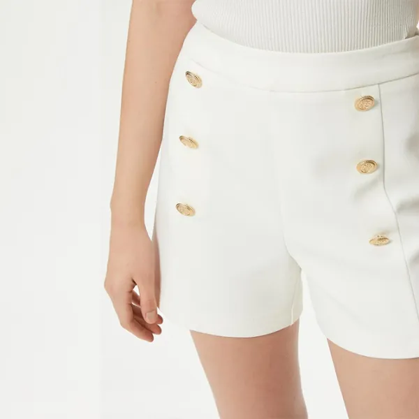 Pantaloni scurți pentru femei Koton 4SAK40008UW 34/ White photo 2