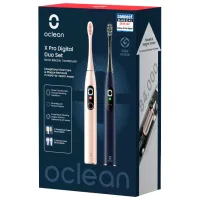 Periuță de dinți electrică Oclean X Pro Digital Duo Set 2D/ Gold photo 4