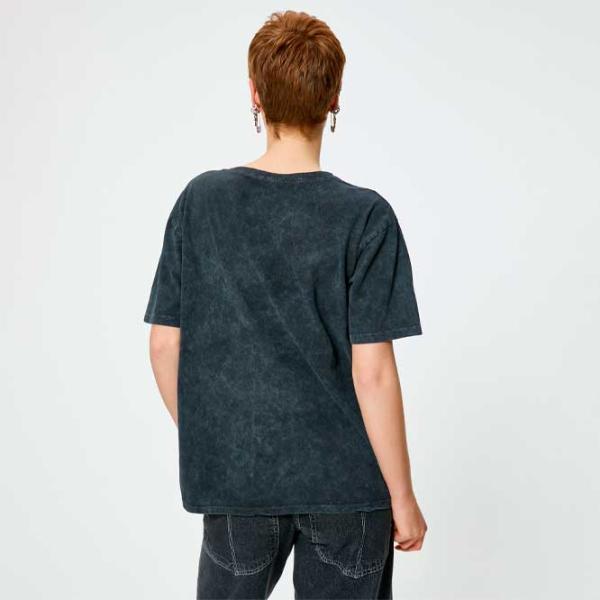 Tricou pentru femei Koton 4SAL10070IK 100% bumbac/ Anthracite photo 4 Tricou pentru femei Koton 4SAL10070IK 100% bumbac/ Anthracite photo 4