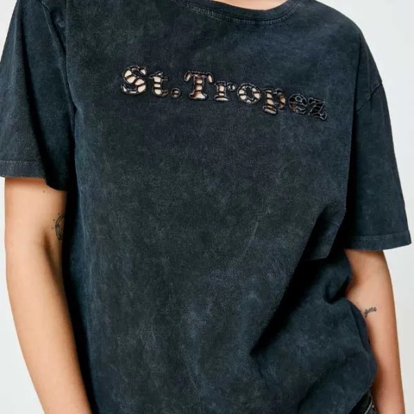 Tricou pentru femei Koton 4SAL10070IK 100% bumbac/ Anthracite photo 5 Tricou pentru femei Koton 4SAL10070IK 100% bumbac/ Anthracite photo 5