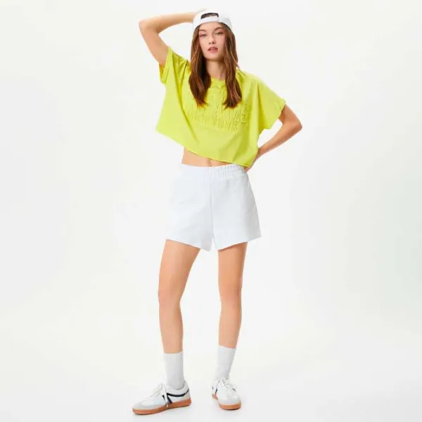 Tricou pentru femei Koton 4SAL10031IK 100% bumbac/ Yellow photo 3