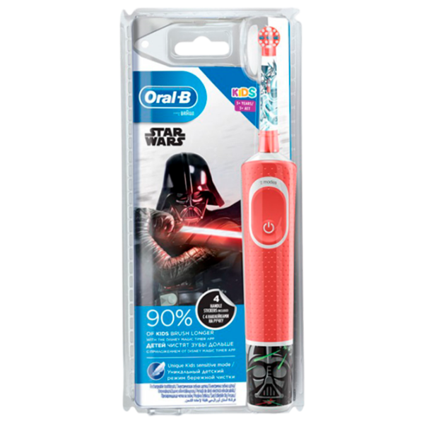 Зубная электрощетка Braun D100.423.2K Star Wars 2D / Красный photo 2