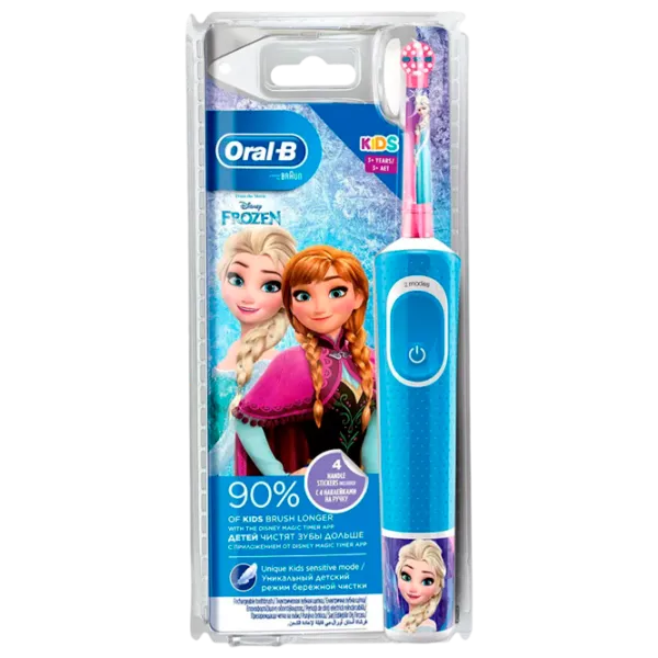 Periuță de dinți electrică Braun D100.423.2K Frozen 2D/ Blue photo 2