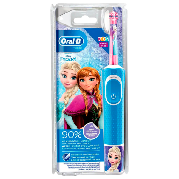 Periuță de dinți electrică Braun D100.423.2K Frozen 2D/ Blue photo 2