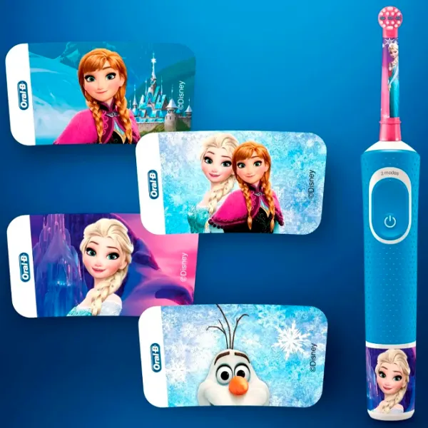 Periuță de dinți electrică Braun D100.423.2K Frozen 2D/ Blue photo 3