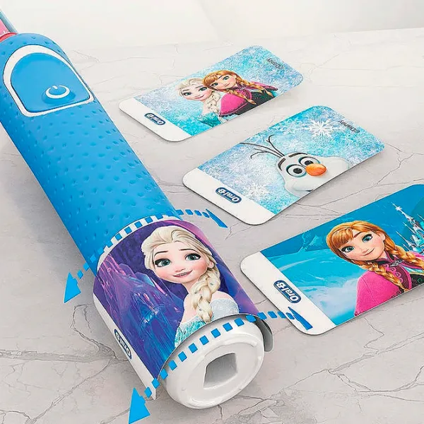 Periuță de dinți electrică Braun D100.423.2K Frozen 2D/ Blue photo 4