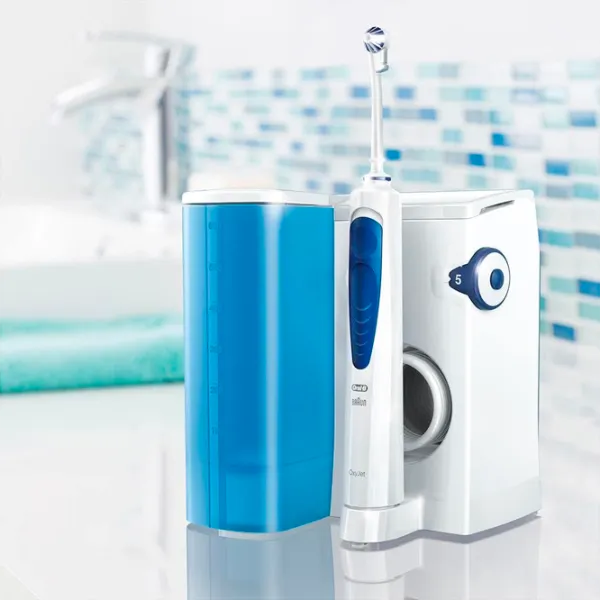 Irigator bucal Braun MD-20 Cu apă sub presiune/ White photo 5