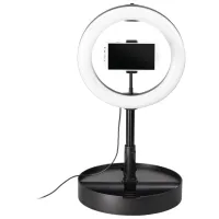 Trepied cu lampă Hama SpotLight FoldUp 102 265 mm Black photo 2