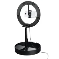 Trepied cu lampă Hama SpotLight FoldUp 102 265 mm Black photo 3
