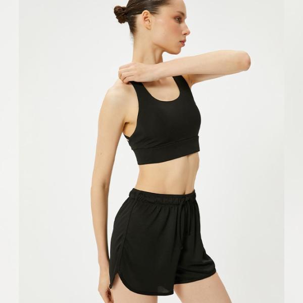 Pantaloni scurți pentru femei Koton 4SAK40050NK L/ Black photo 5